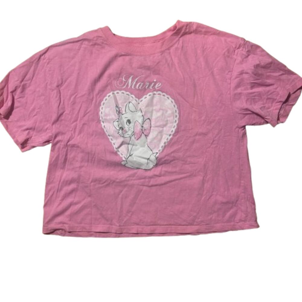 Disney Marie Graphic Pink T-Shirt